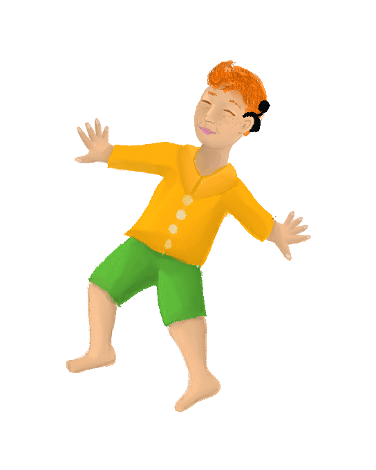 Garcon blanc qui danse